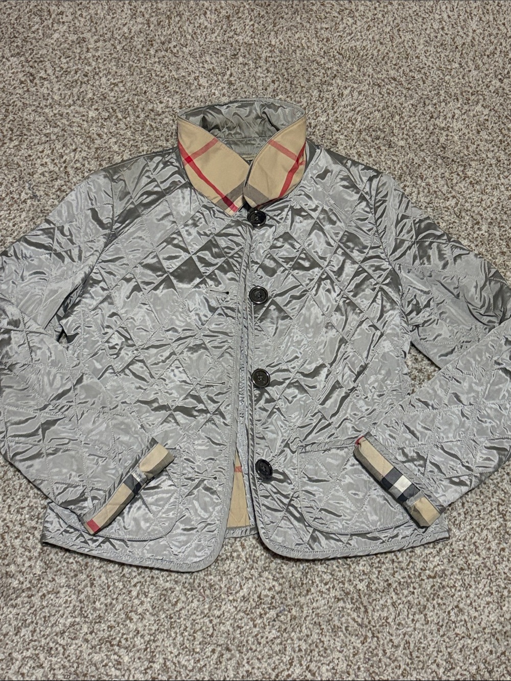 Burberry quilted jacket